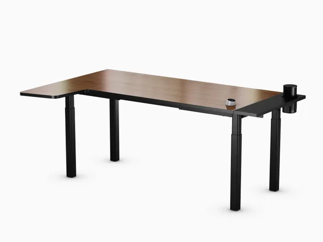 maidesite-space-elektrisch-h-henverstellbarer-schreibtisch-mit-4-beinen-und-l-er image 1