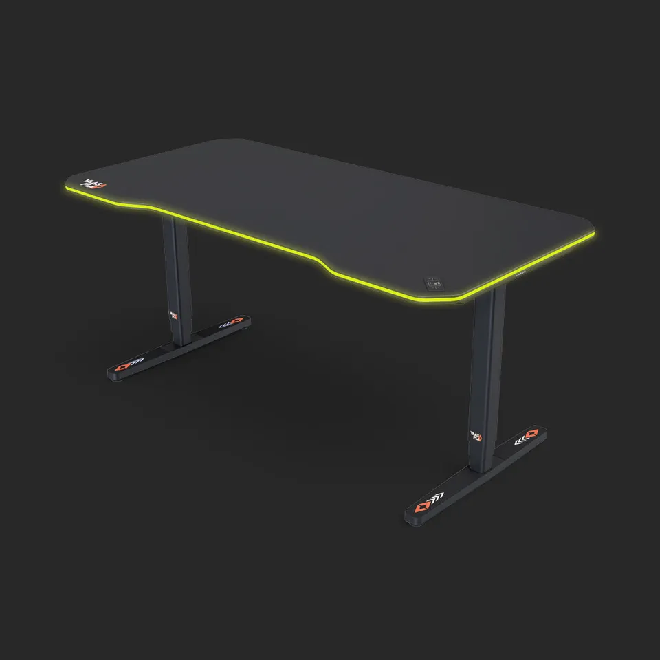 yaasa-desk-pro-play-elektrisch-h-henverstellbarer-gaming-tisch-160-x-80-cm-mit-l image 1