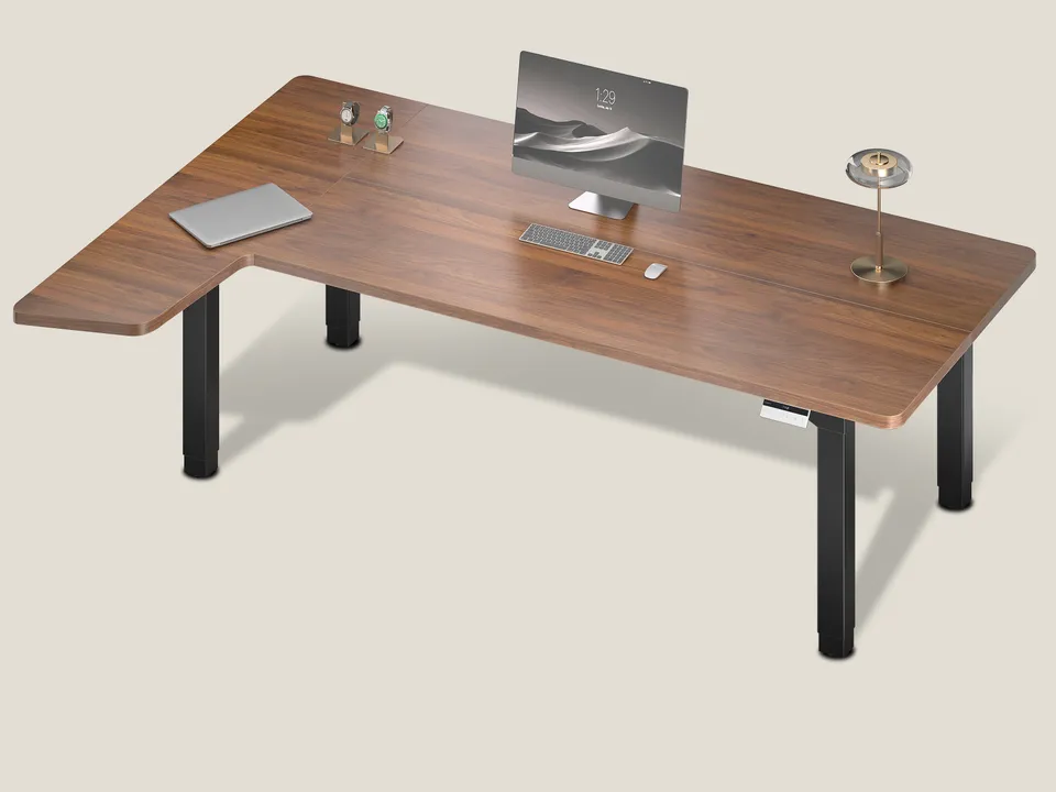 maidesite-canvas-l-f-rmiger-h-henverstellbarer-schreibtisch-mit-4-beinen-und-ele image 1