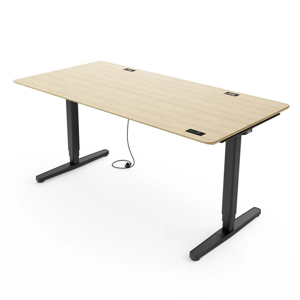 yaasa-desk-pro-nature-h-henverstellbarer-schreibtisch-mit-naturholz-tischplatte image 1