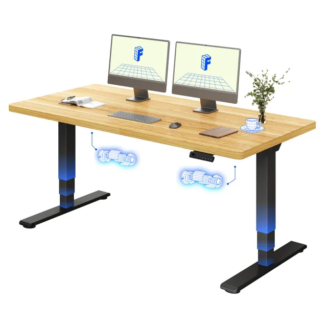flexispot-elektrischer-schreibtisch-160-80-cm-dualmotor-3-stufig-100-kg-tragkraf image 1