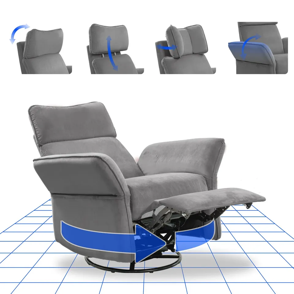 flexispot-xr8-cradle-elektrischer-relaxsessel-mit-schaukelfunktion-stufenloser-l image 1