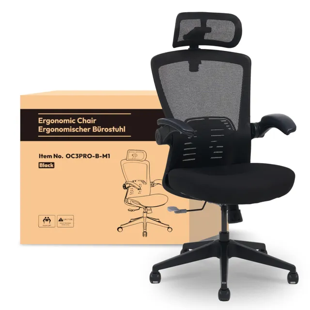 flexispot-oc3-pro-ergonomischer-b-rostuhl-mit-3d-kopfst-tze-135-r-ckenlehnenvers image 1