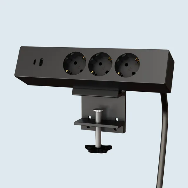 maidesite-3-fach-tischsteckdose-mit-usb-c-und-usb-a-1-8-m-kabel-berspannungsschu image 1