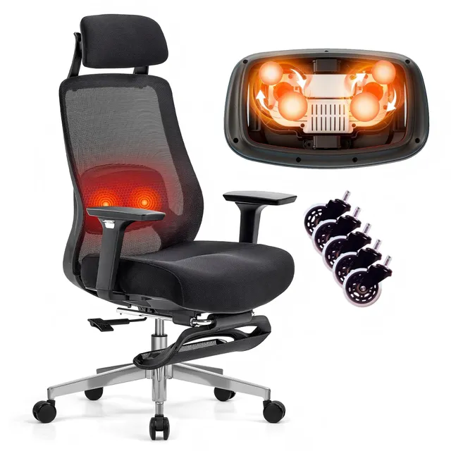 flexispot-masterease-massage-b-rostuhl-mit-fu-st-tze-ergonomischer-schreibtischs image 1