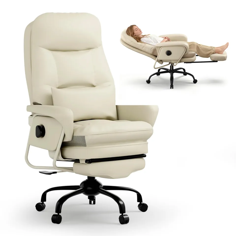 flexispot-luno-chefsessel-ergonomischer-b-rostuhl-mit-ausziehbarer-fu-st-tze-160 image 1