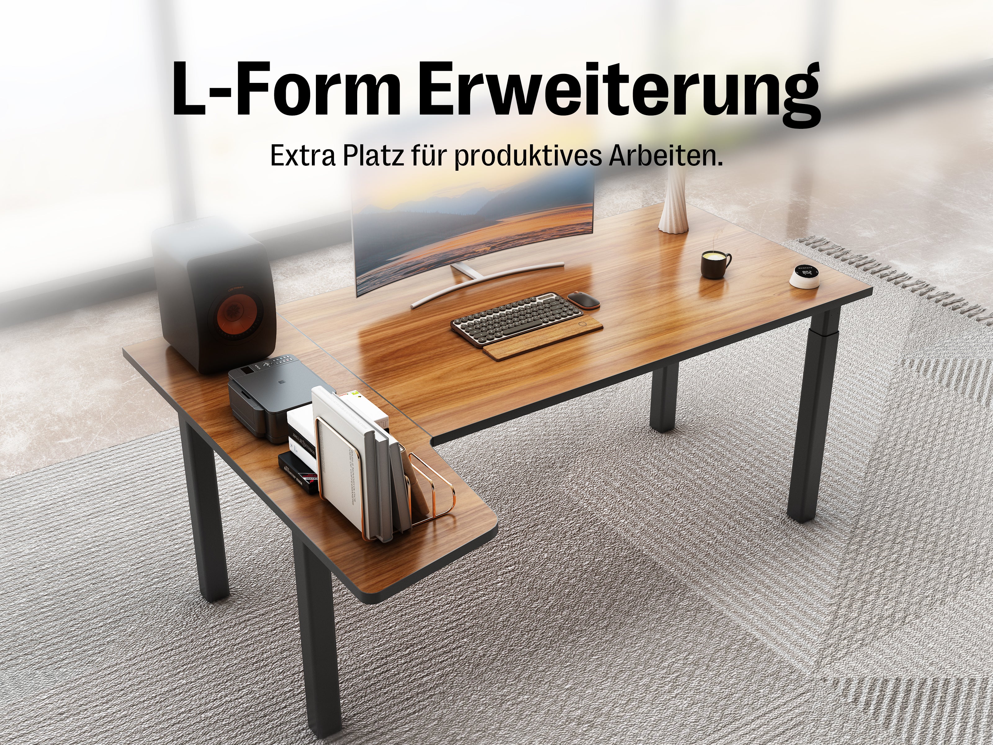 maidesite-space-elektrisch-h-henverstellbarer-schreibtisch-mit-4-beinen-und-l-er image 4