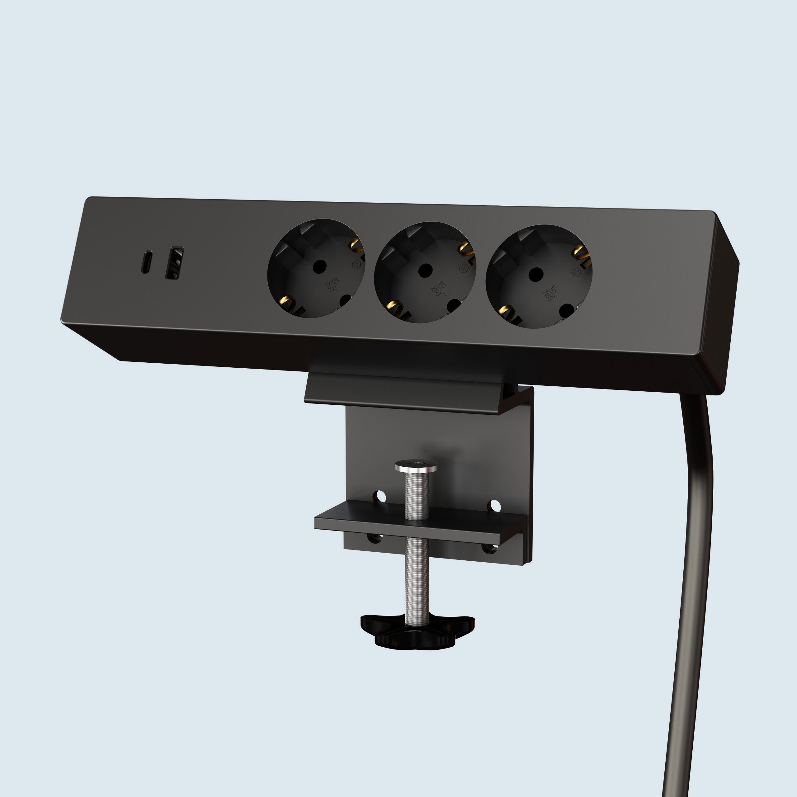 maidesite-3-fach-tischsteckdose-mit-usb-c-und-usb-a-1-8-m-kabel-berspannungsschu image 1