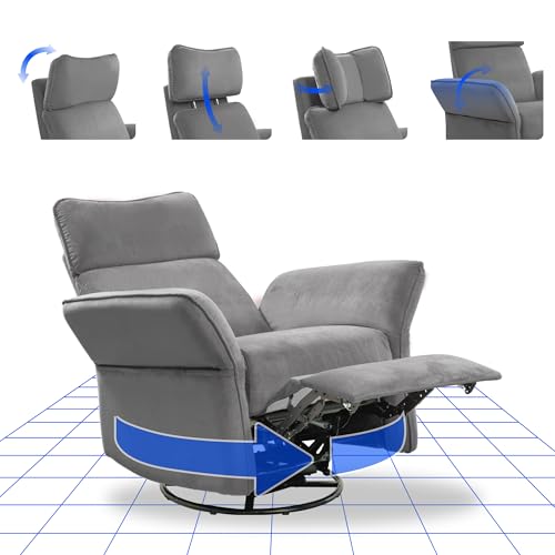 flexispot-xr8-cradle-elektrischer-relaxsessel-mit-schaukelfunktion-stufenloser-l image 8