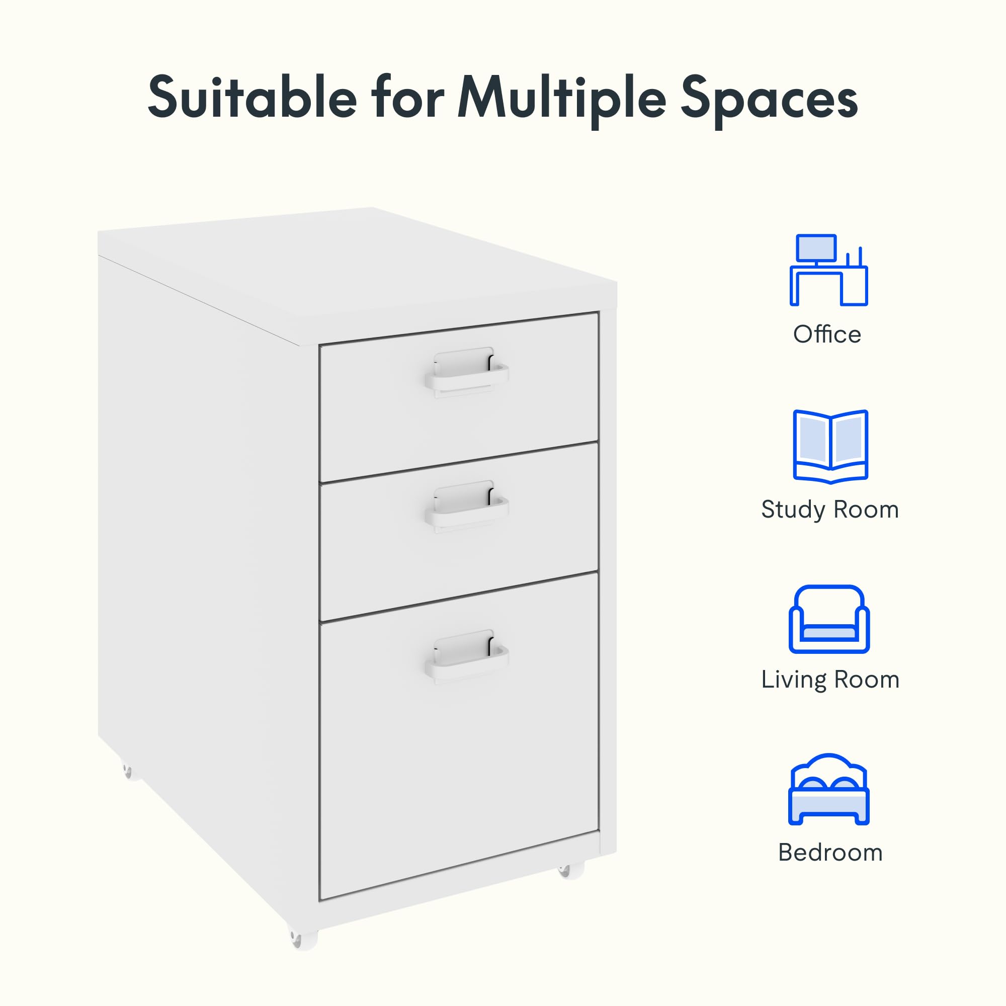 flexispot-rollcontainer-mit-3-schubladen-mobiler-aktenschrank-aus-metall-mit-rol image 4