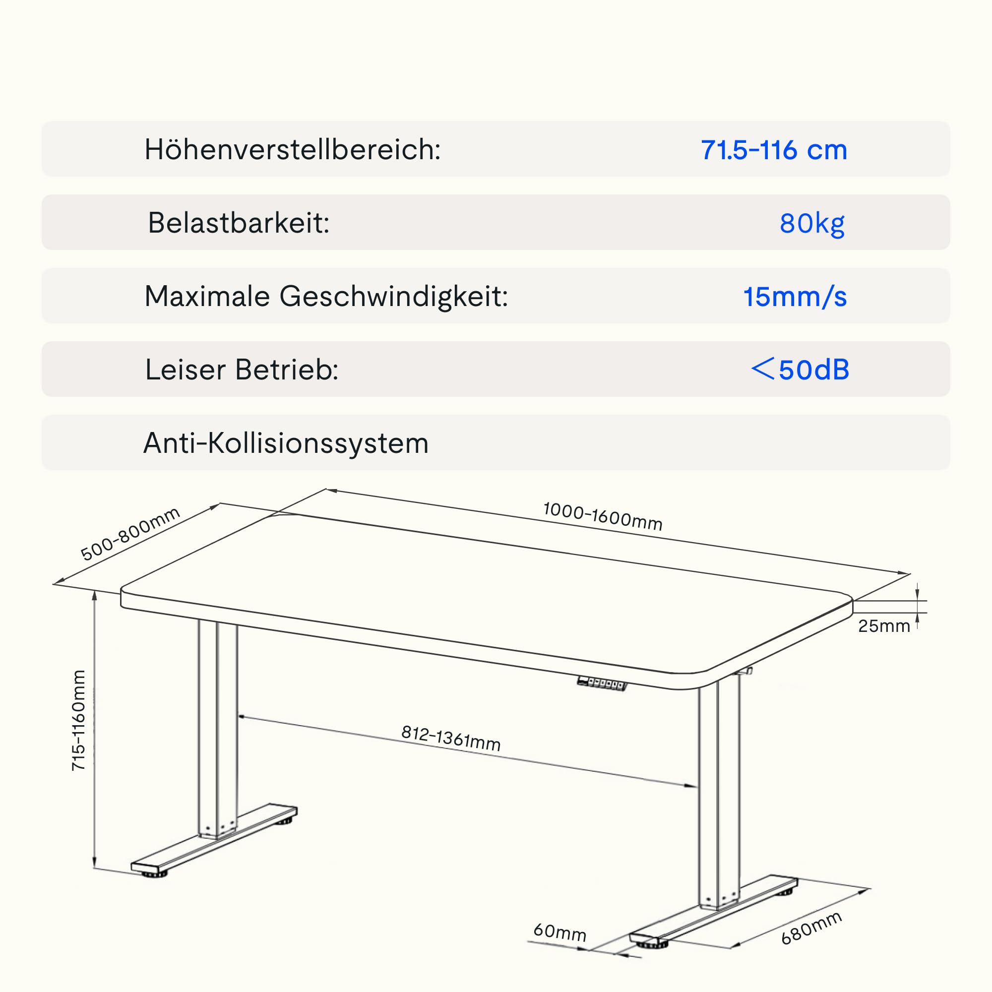 flexispot-basic-h-henverstellbarer-schreibtisch-elektrisch-140x80-cm-einteilige- image 2