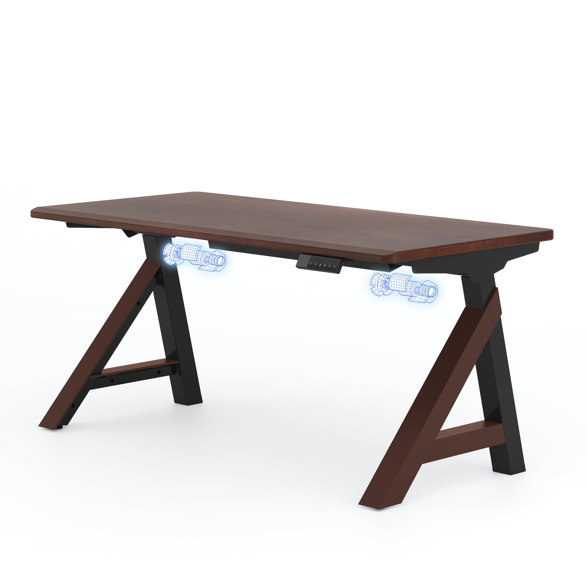 flexispot-woodix-e3-h-henverstellbares-schreibtisch-gestell-mit-25-mm-massivholz image 1