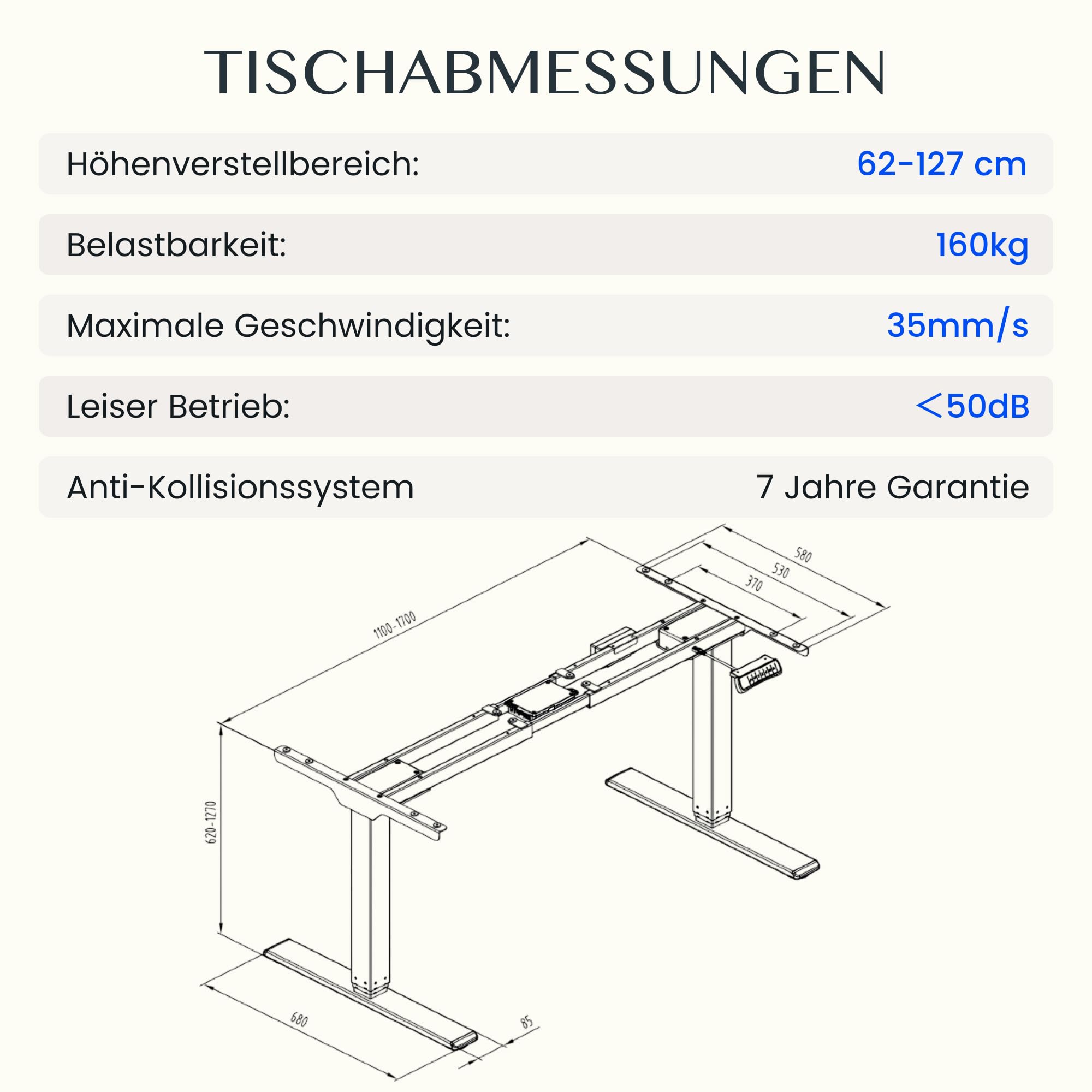 flexispot-ec5-pro-elektrisch-h-henverstellbares-tischgestell-doppelmotor-3-stufi image 2