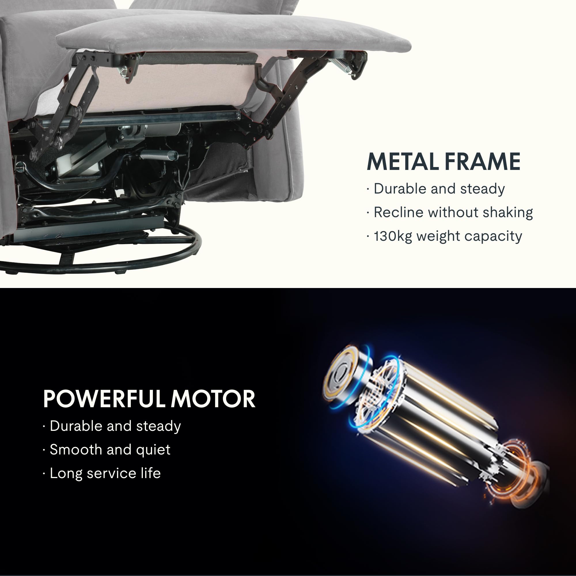 flexispot-xr8-cradle-elektrischer-relaxsessel-mit-schaukelfunktion-stufenloser-l image 6