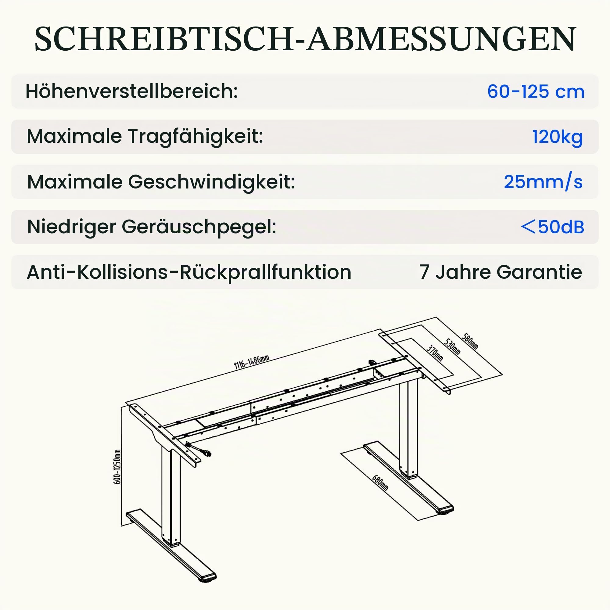 flexispot-plus-elektro-schreibtischgestell-doppelmotorisch-3-fach-teleskop-memor image 2