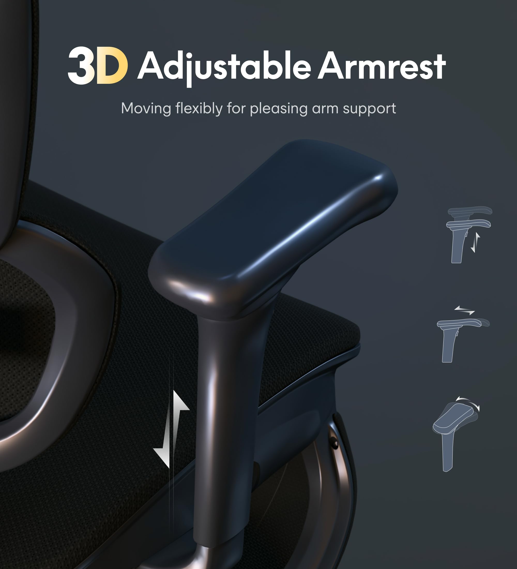 flexispot-c5-dualflex-ergonomischer-b-rostuhl-dual-wing-lendenst-tze-3d-kopfst-t image 4