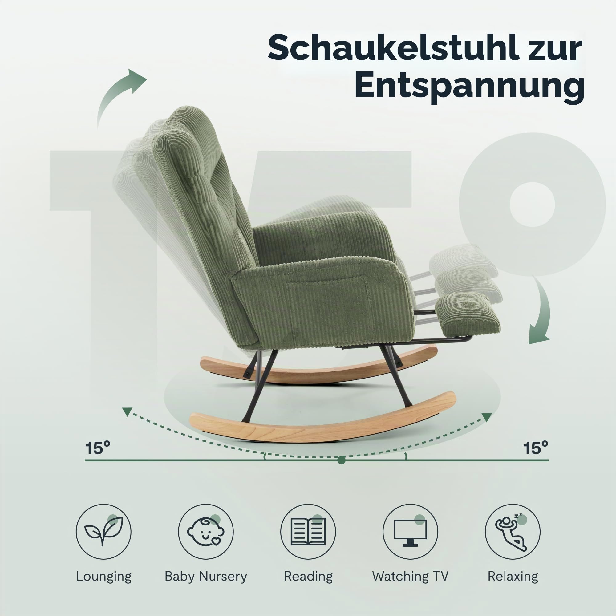 flexispot-gartenschaukelstuhl-mit-fu-st-tze-moderner-schwingsessel-mit-holzkufen image 4