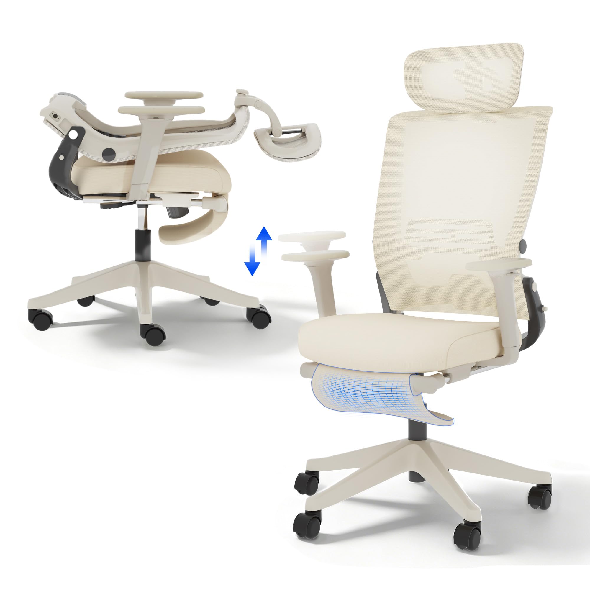 flexispot-foldex-ergonomischer-klappbarer-b-rostuhl-mit-lendenwirbelst-tze-2d-ko image 1