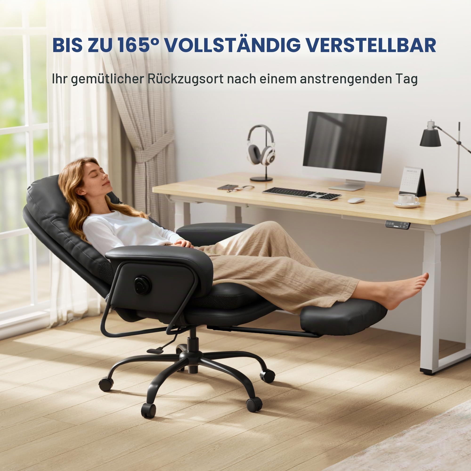 flexispot-luno-2-in-1-chefsessel-b-rostuhl-mit-fu-st-tze-lendenst-tze-90-165-ver image 5