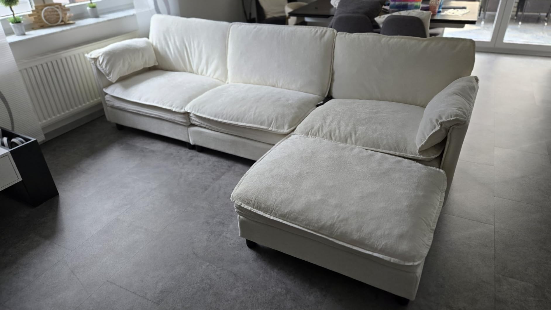 Tolles Sofa, Aufbau etwas fummelig