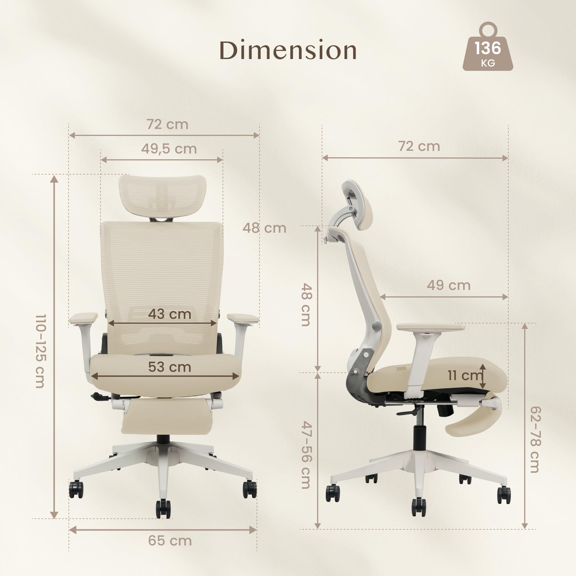 flexispot-foldex-ergonomischer-klappbarer-b-rostuhl-mit-lendenwirbelst-tze-2d-ko image 2