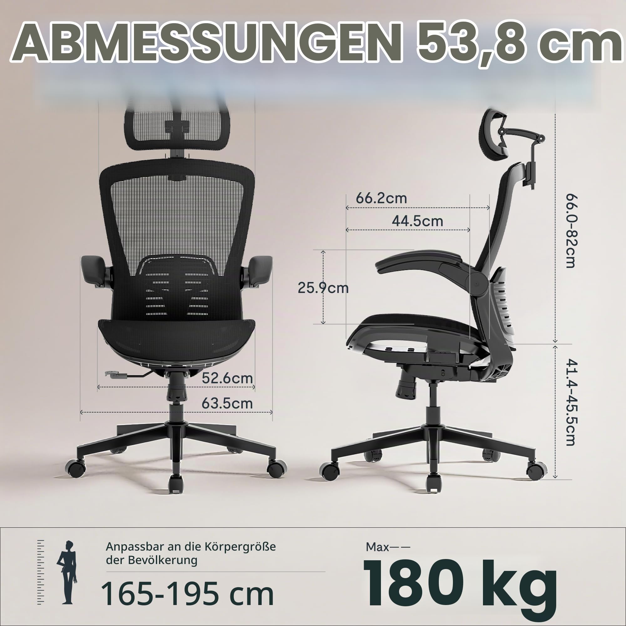 flexispot-oc3-pro-ergonomischer-b-rostuhl-mit-3d-kopfst-tze-135-r-ckenlehnenvers image 2
