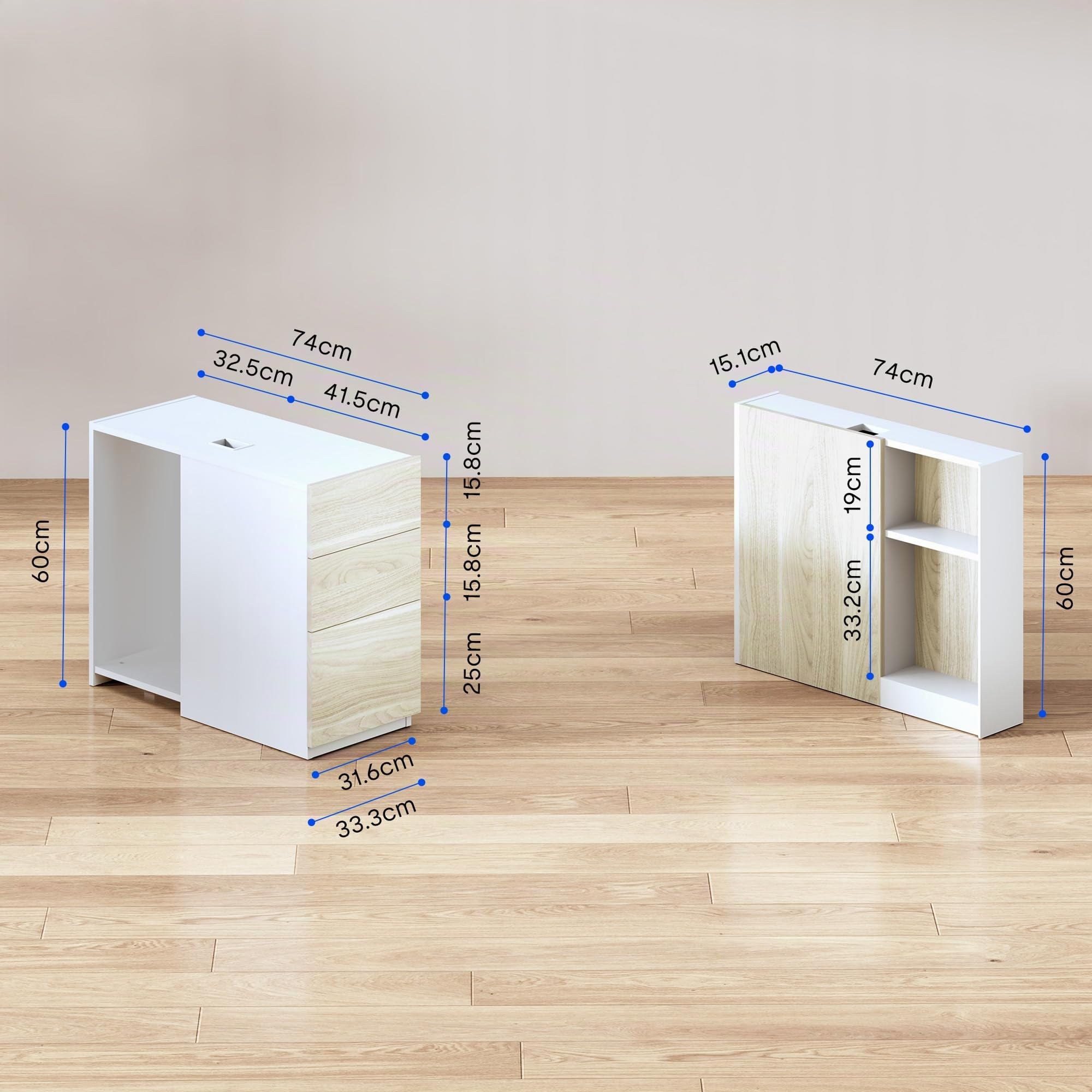 flexispot-h-henverstellbarer-schreibtisch-elektrisch-mit-untertisch-schrank-und- image 3
