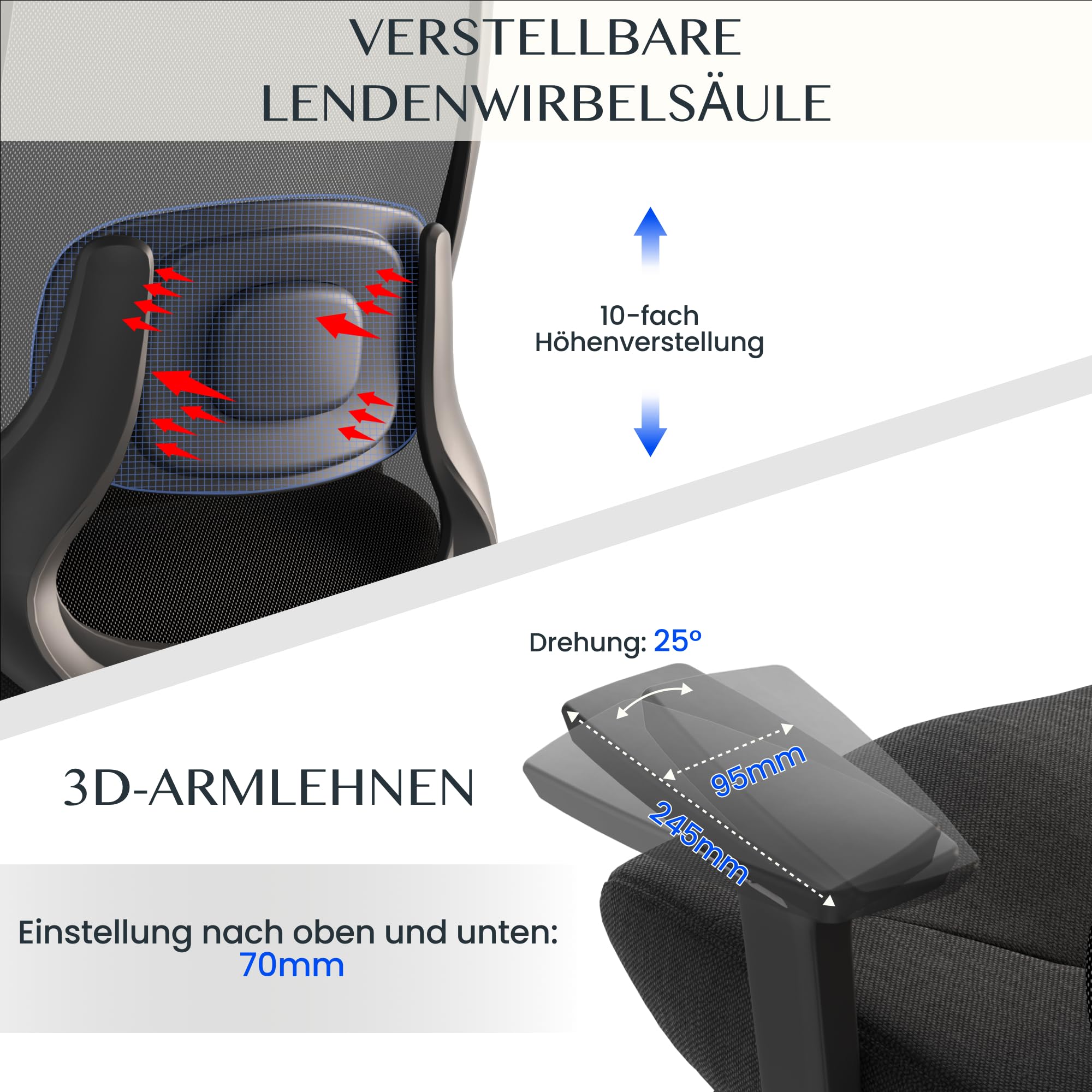 flexispot-masterease-massage-b-rostuhl-mit-fu-st-tze-ergonomischer-schreibtischs image 6