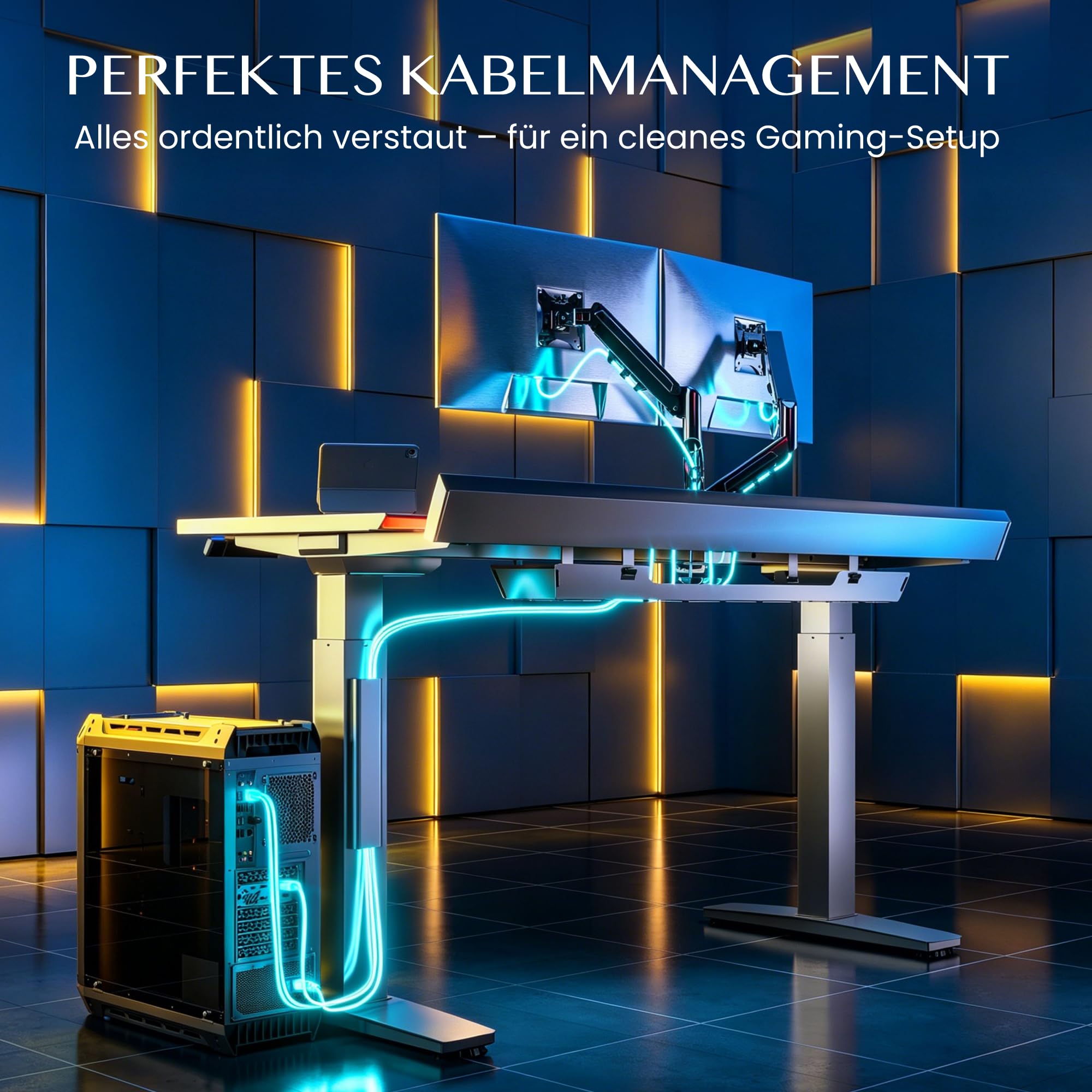 flexispot-elektrisch-h-henverstellbarer-schreibtisch-gaming-desk-mit-led-lichtle image 6
