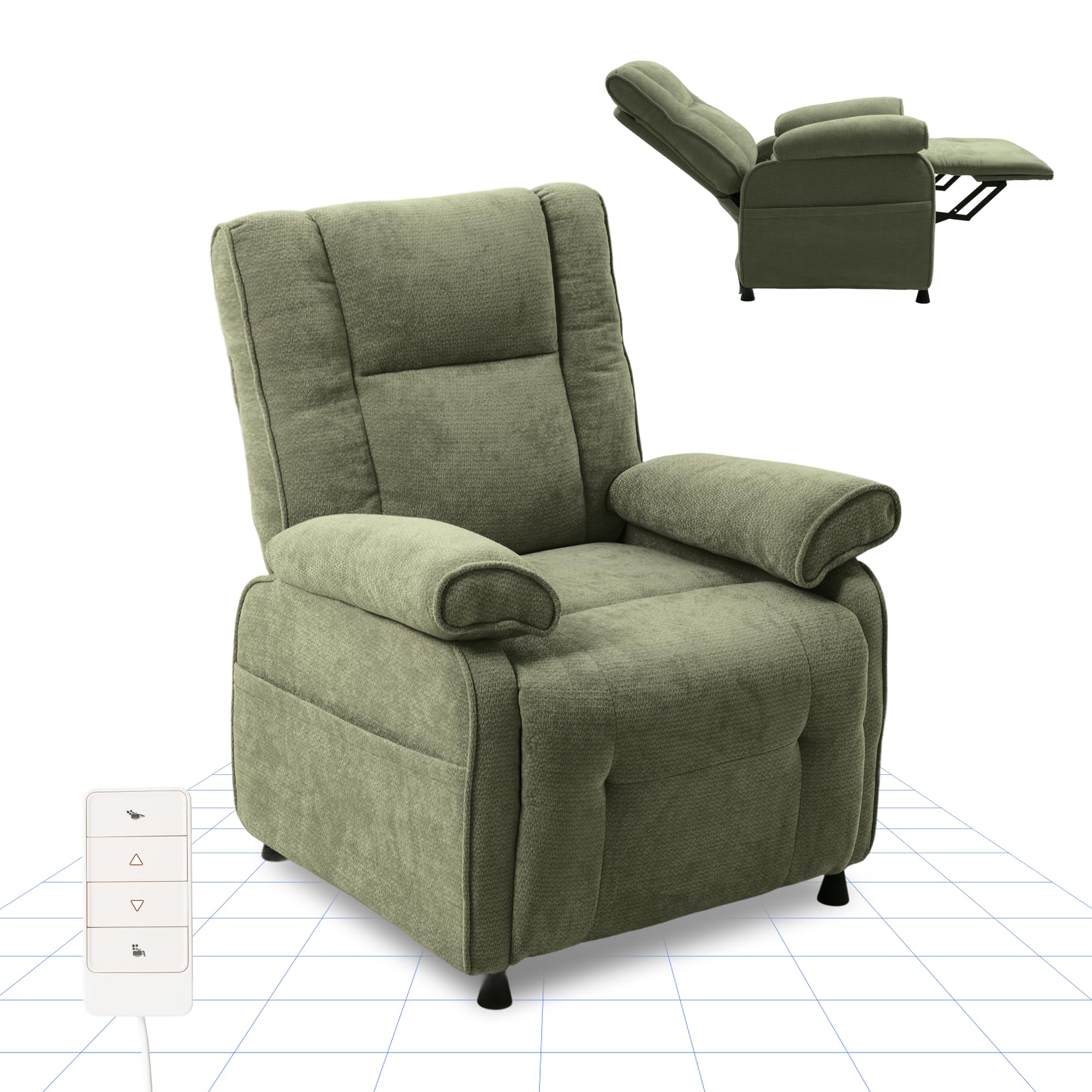 flexispot-x3-elektrischer-relaxsessel-tv-sessel-mit-liegefunktion-105-155-schnel image 1