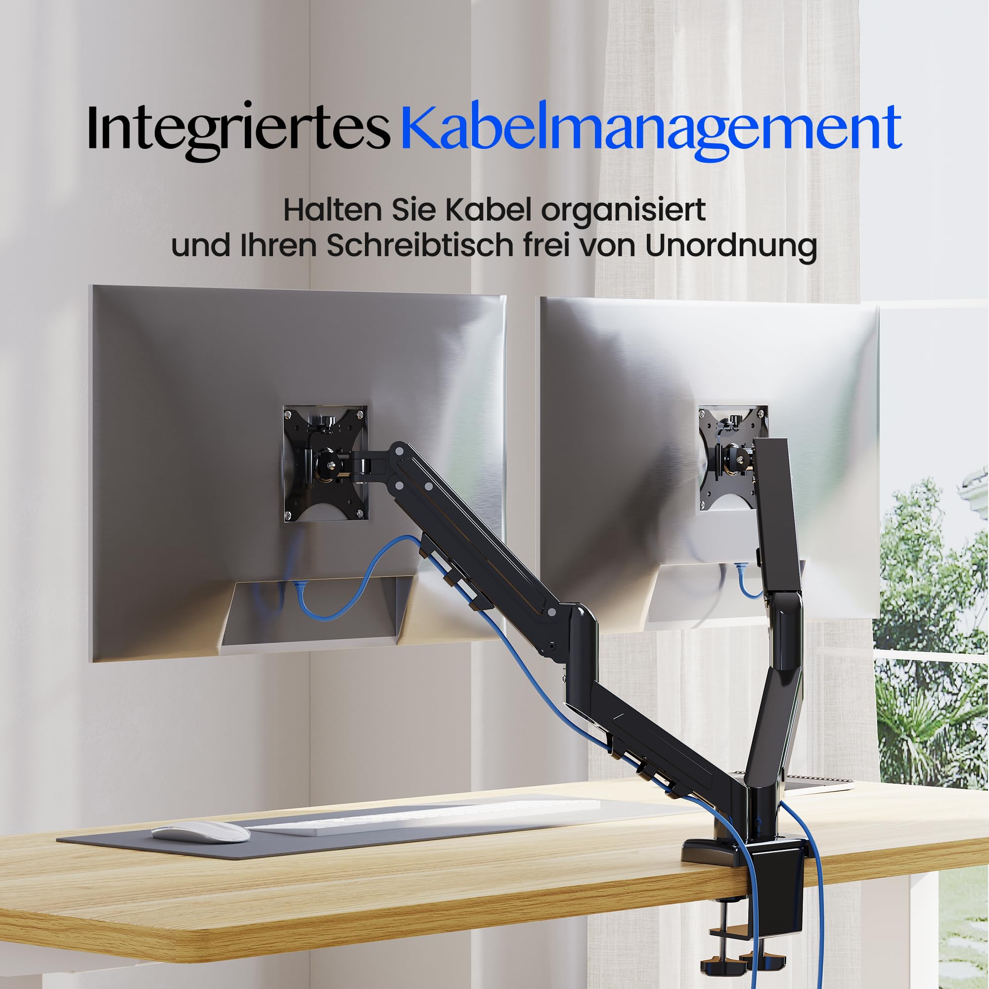 flexispot-dual-monitor-halterung-f-r-2-monitore-17-32-zoll-2-9-kg-pro-arm-h-henv image 7