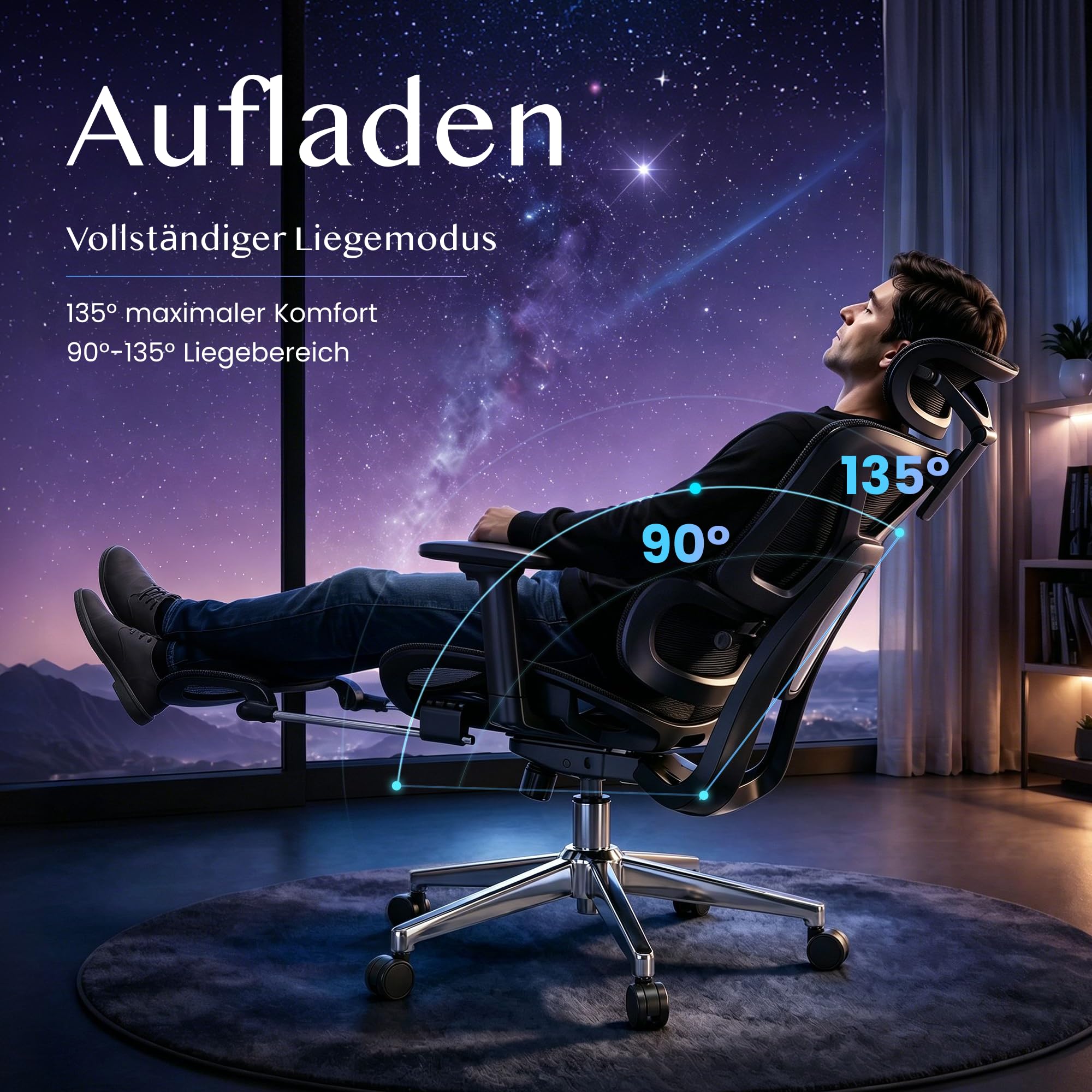 flexispot-ergox-ergonomischer-b-rostuhl-mit-fu-st-tze-grau-3d-armlehnen-3d-kopfs image 8