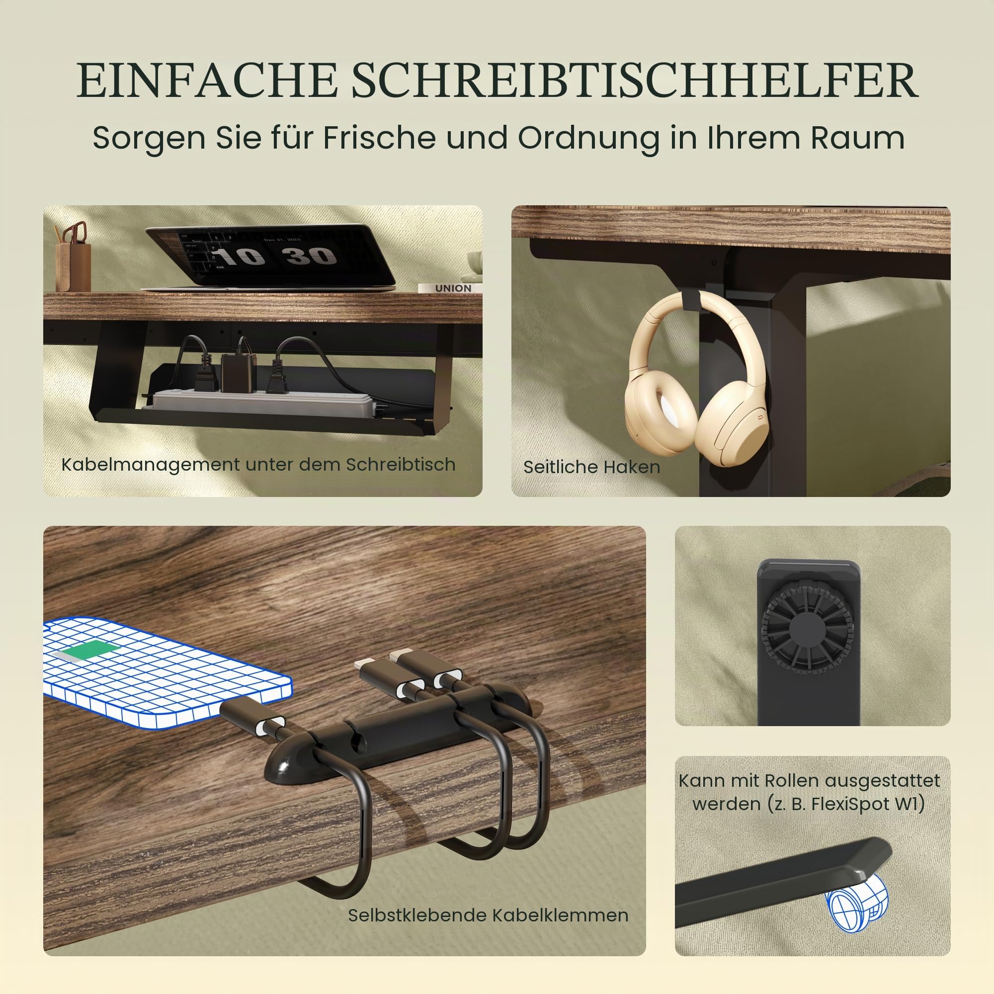 flexispot-einmotoriges-h-henverstellbares-schreibtisch-gestell-mit-2-haken-memor image 8