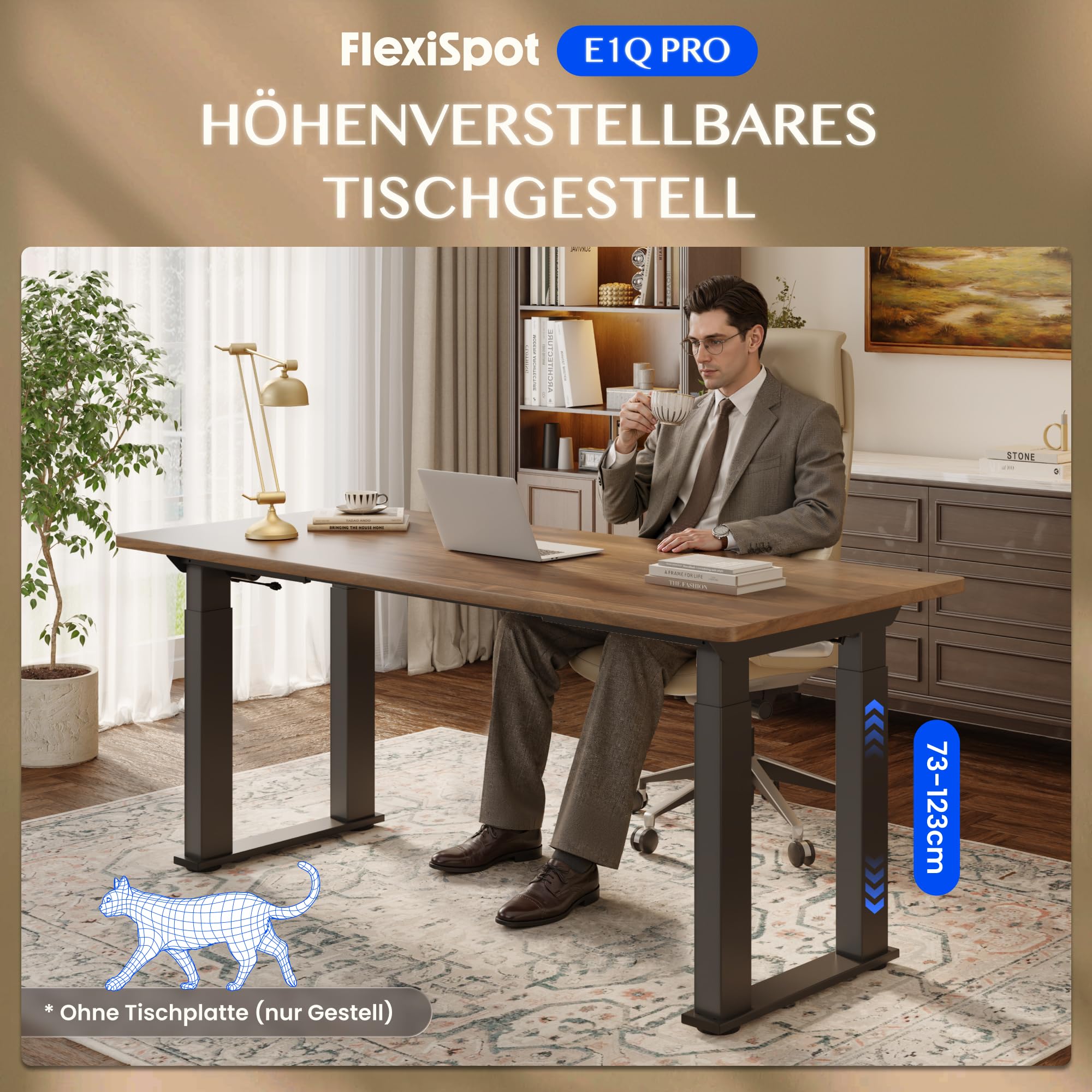 flexispot-e1q-basic-4-bein-elektrisches-tischgestell-h-henverstellbares-schreibt image 3