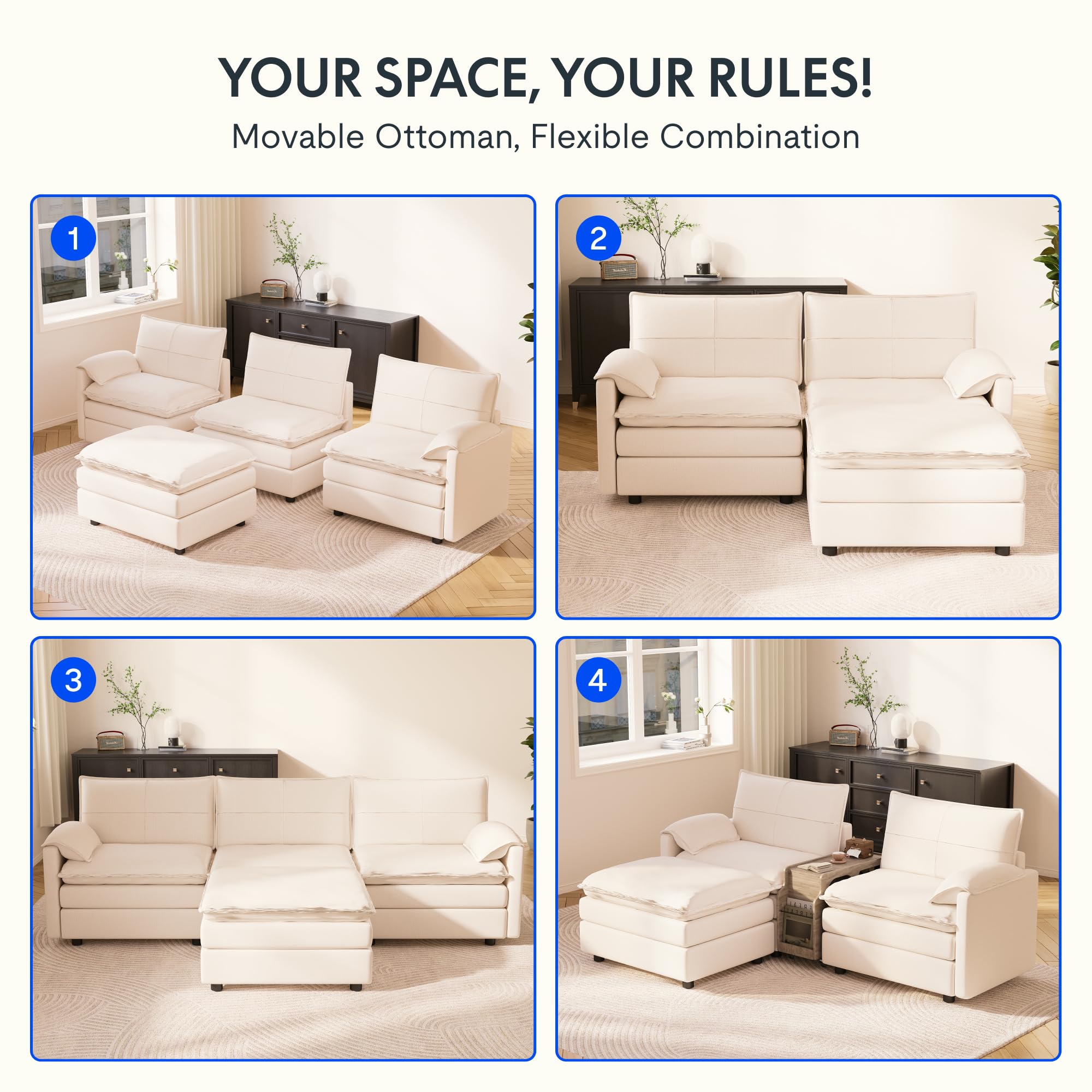 flexispot-4-sitzer-modulsofa-in-l-form-mit-hocker-aufklappbarem-stauraum-und-sch image 4
