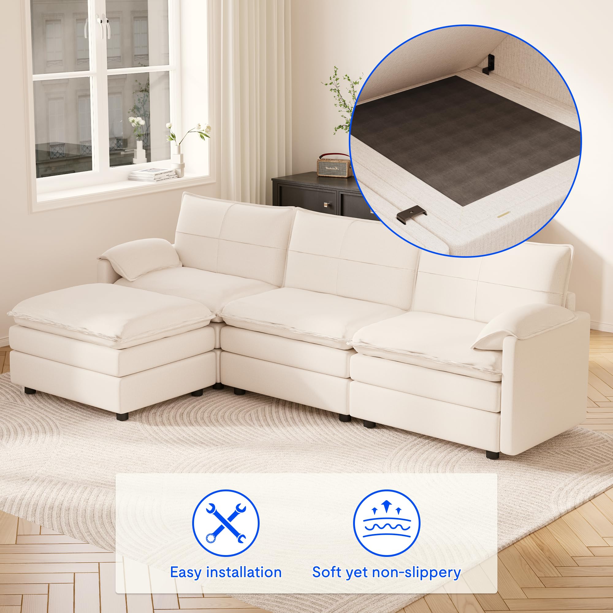flexispot-4-sitzer-modulsofa-in-l-form-mit-hocker-aufklappbarem-stauraum-und-sch image 7