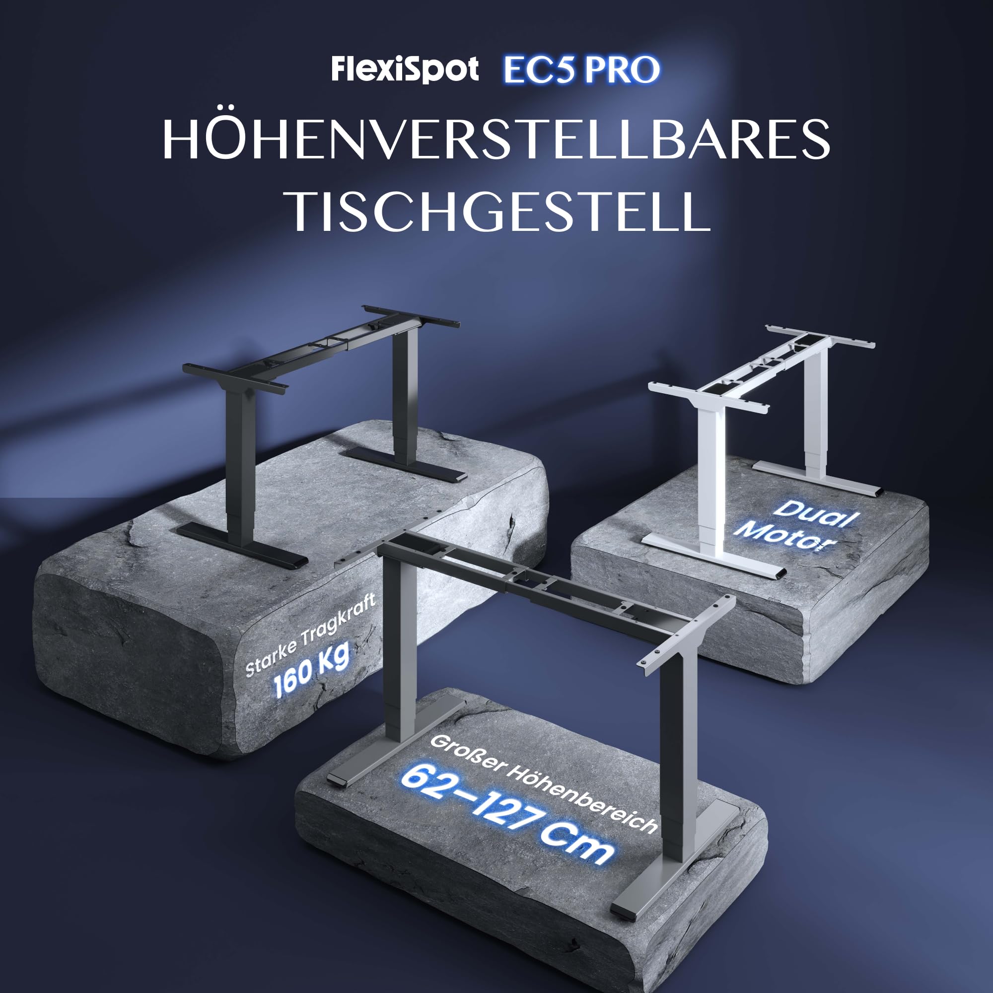flexispot-ec5-pro-elektrisch-h-henverstellbares-tischgestell-doppelmotor-3-stufi image 3