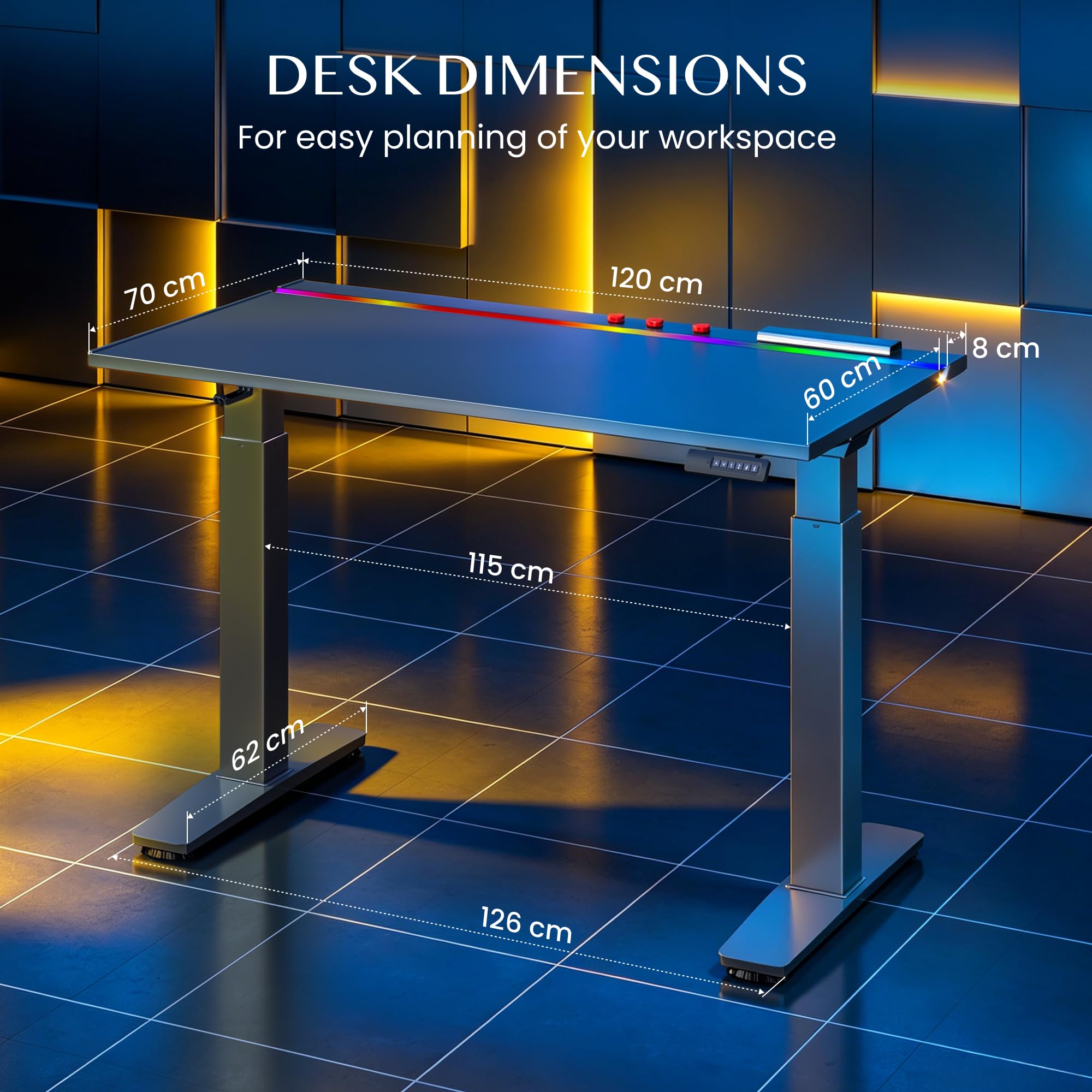 flexispot-elektrisch-h-henverstellbarer-schreibtisch-gaming-desk-mit-led-lichtle image 3