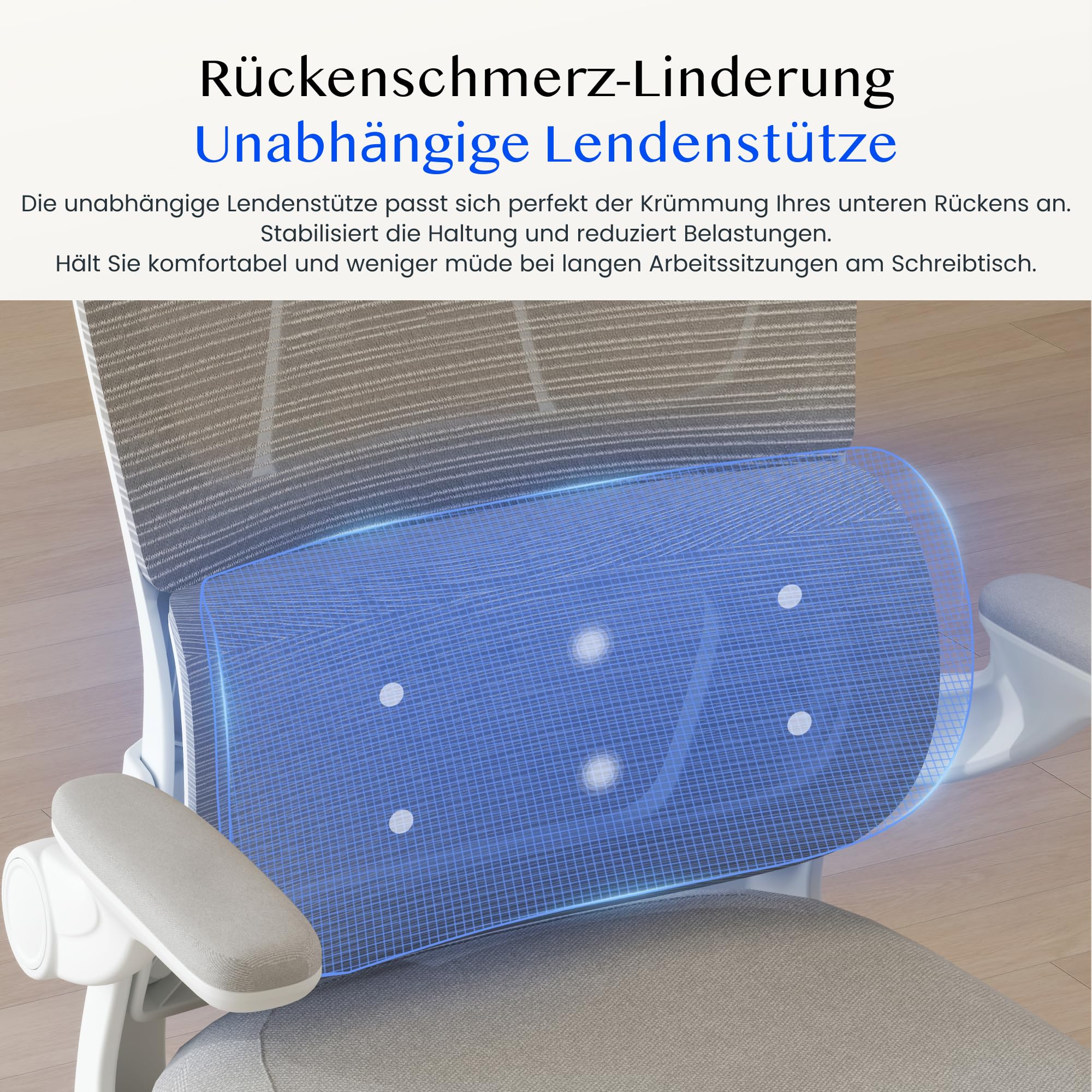 flexispot-ergonomischer-b-rostuhl-mit-2d-kopfst-tze-schreibtischstuhl-mit-klappb image 8