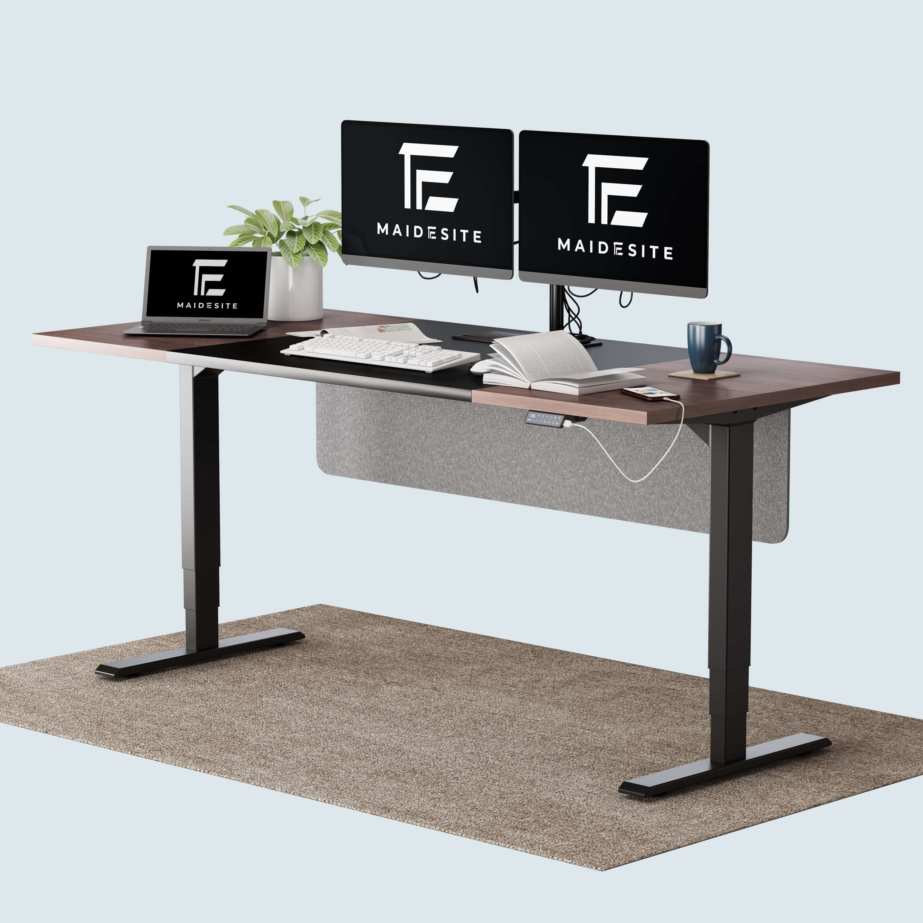 maidesite-sc2-pro-h-henverstellbarer-schreibtisch-160x80-180x80-cm image 6