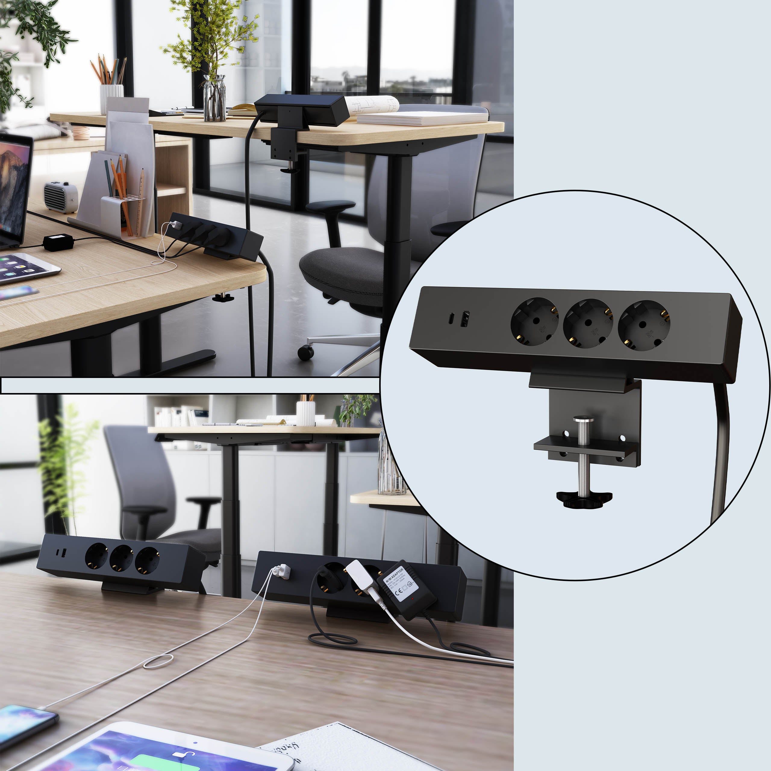 maidesite-3-fach-tischsteckdose-mit-usb-c-und-usb-a-1-8-m-kabel-berspannungsschu image 3