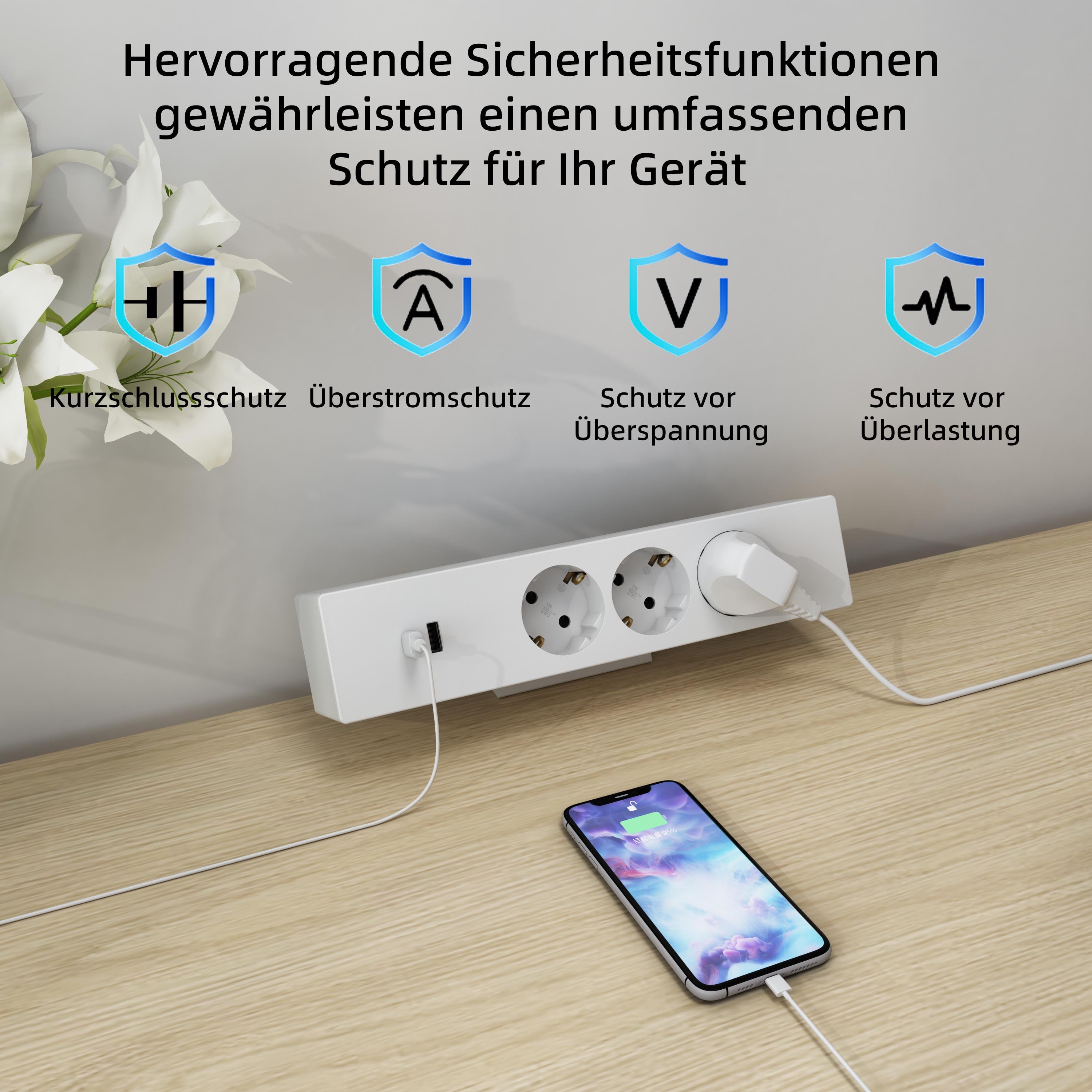 maidesite-3-fach-tischsteckdose-mit-usb-c-und-usb-a-1-8-m-kabel-berspannungsschu image 7