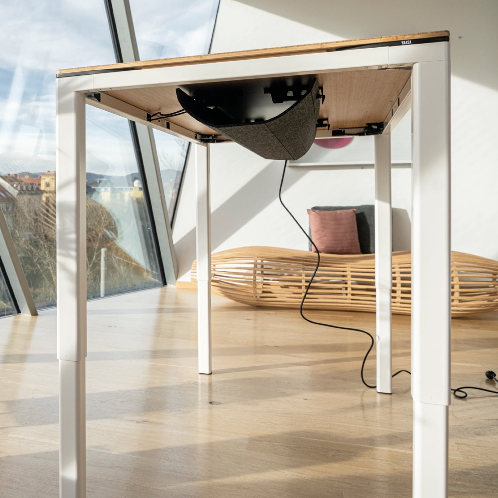 yaasa-cable-management-large-kabelkanal-mit-einstellbarem-volumen-unter-tisch-mo image 7