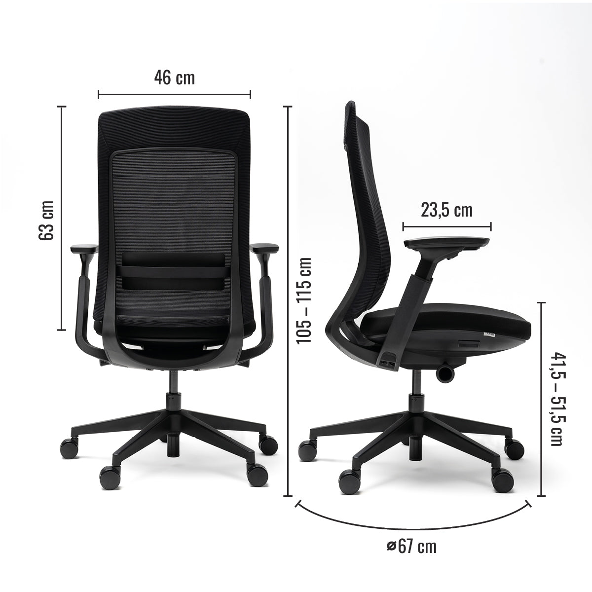yaasa-chair-essential-ergonomischer-b-rostuhl-mit-lordosenst-tze-3d-armlehnen-un image 3