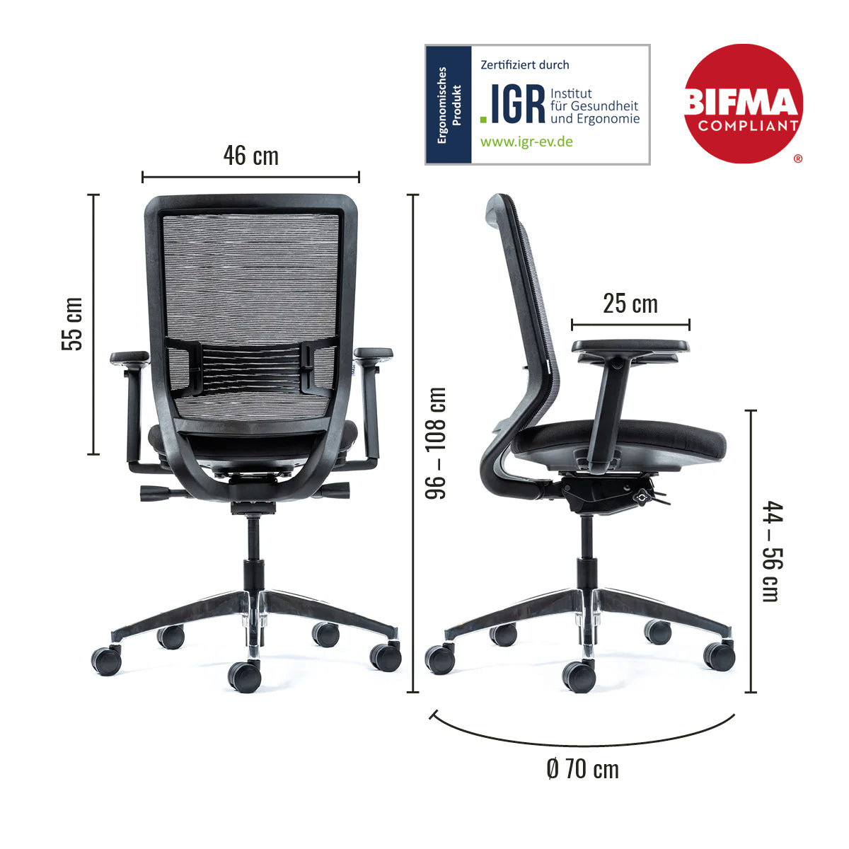 yaasa-chair-classic-ergonomischer-b-rostuhl-mit-lordosenst-tze-3d-armlehnen-und- image 3