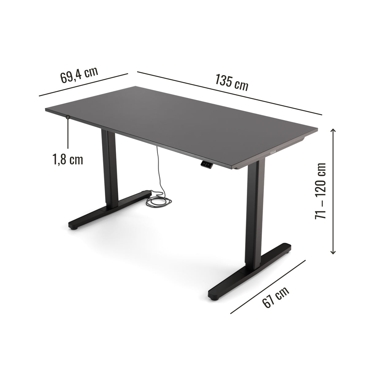 yaasa-desk-basic-elektrisch-h-henverstellbarer-schreibtisch-71-120-cm-mit-kollis image 3