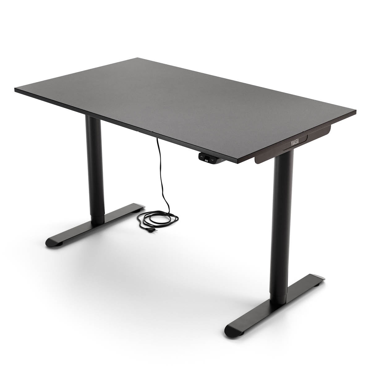 yaasa-desk-basic-s-elektrisch-h-henverstellbarer-schreibtisch-70-118-cm-mit-usb- image 1