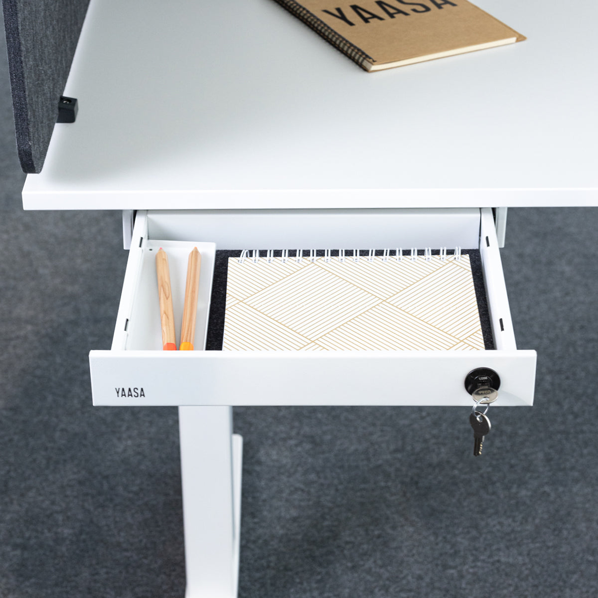 yaasa-desk-drawer-abschlie-bare-untertisch-schreibtischschublade-mit-anti-rutsch image 2