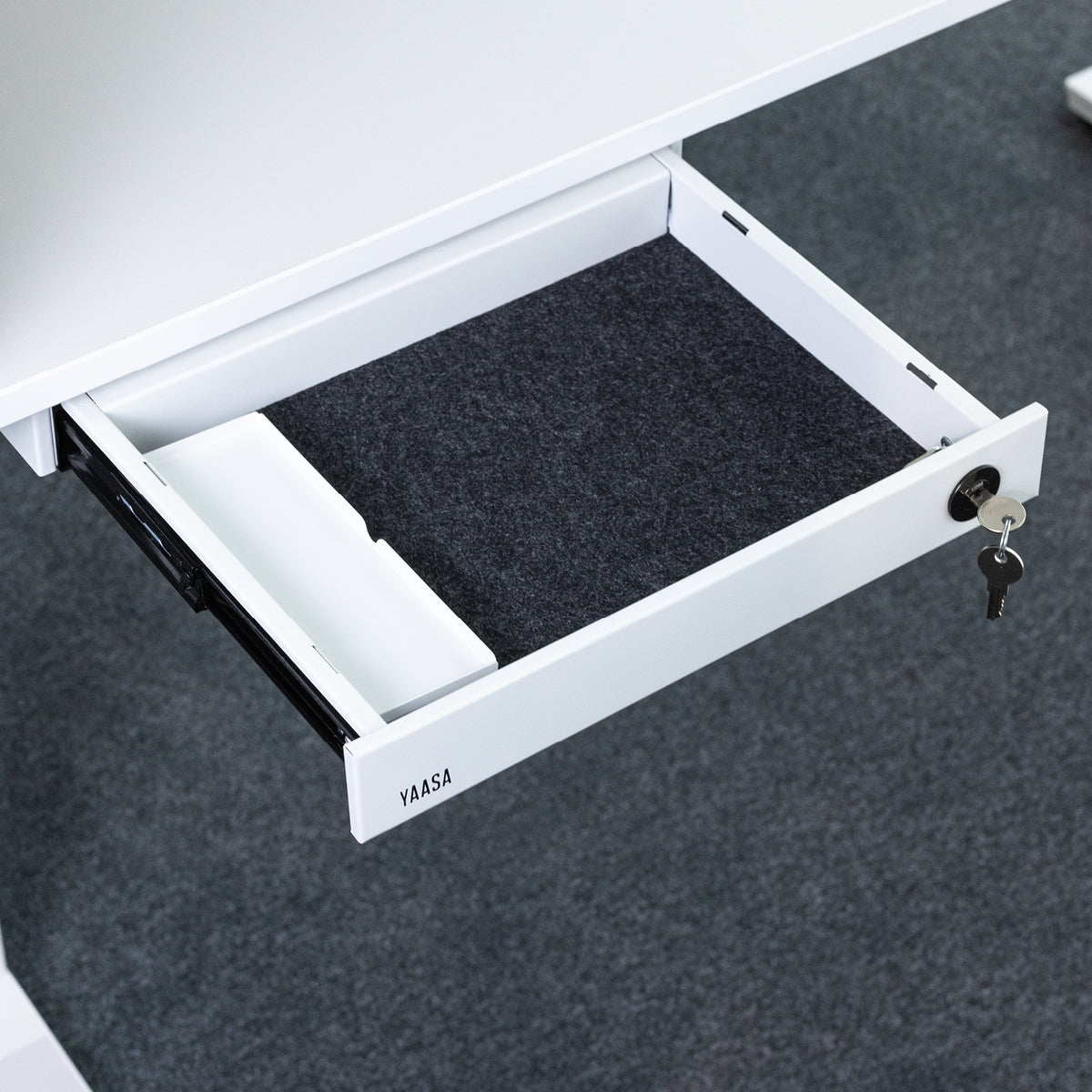 yaasa-desk-drawer-abschlie-bare-untertisch-schreibtischschublade-mit-anti-rutsch image 7