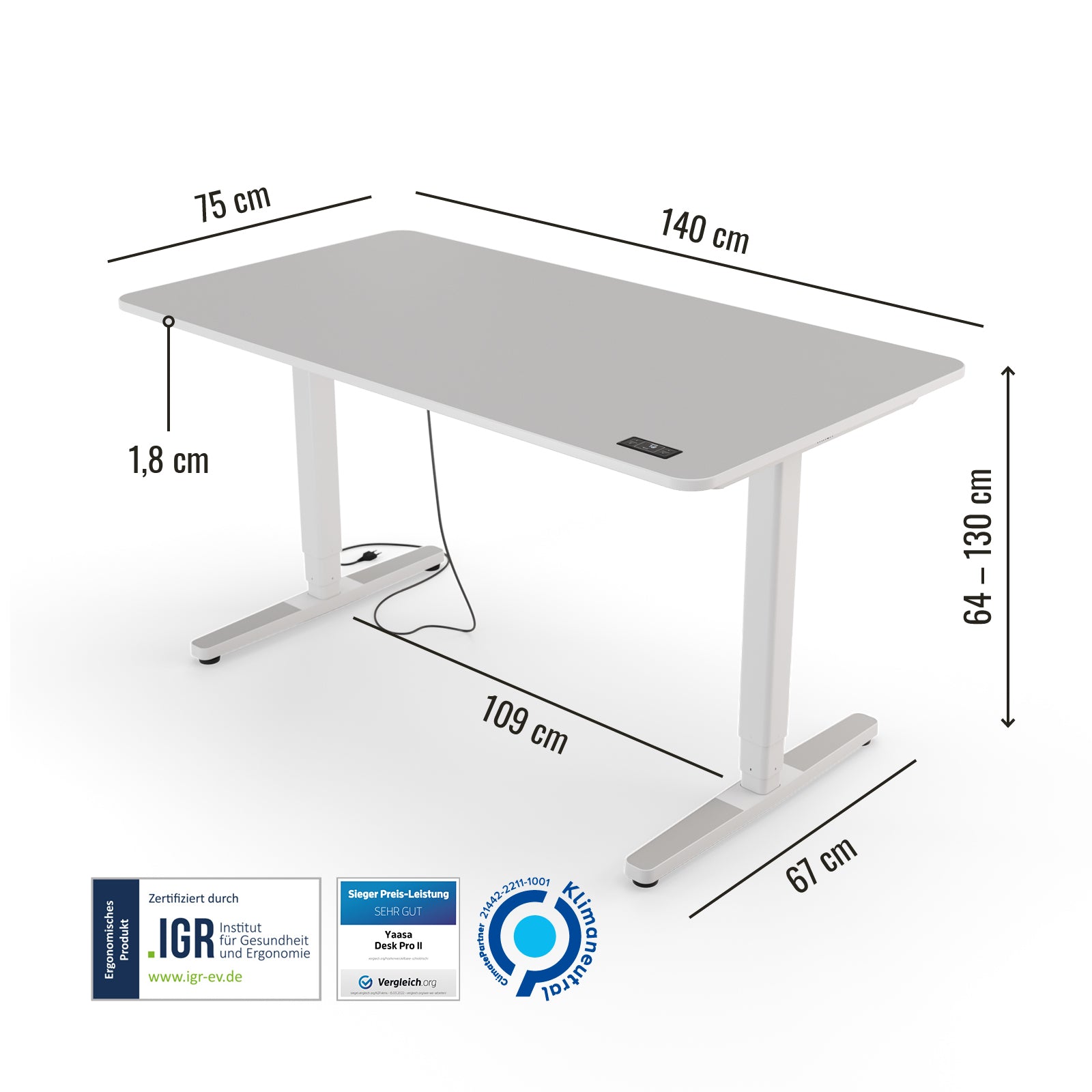yaasa-desk-pro-2-elektrisch-h-henverstellbarer-schreibtisch-64-130-cm-mit-memory image 6